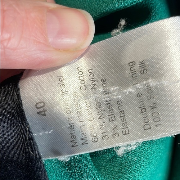 Sonia Rykiel Green Blazer with Notched Lapel - Picture 5 of 6